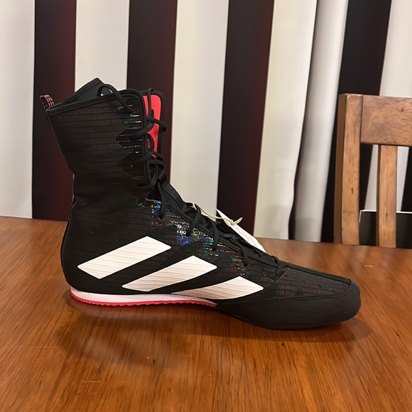Adidas Box Hog 4 Boxing Shoes Sneakers new IH2730 black white Mens Size 13 main image 4